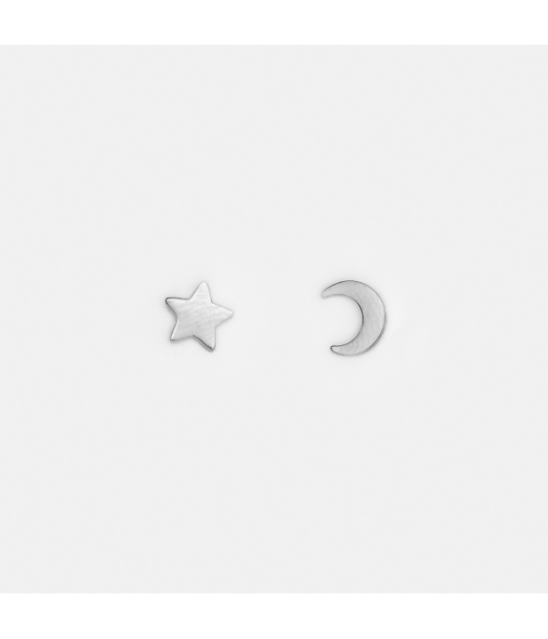 Pendiente Luna y Estrella. 2