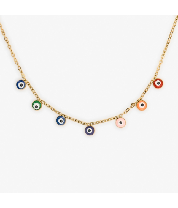 Collar ojo multi color