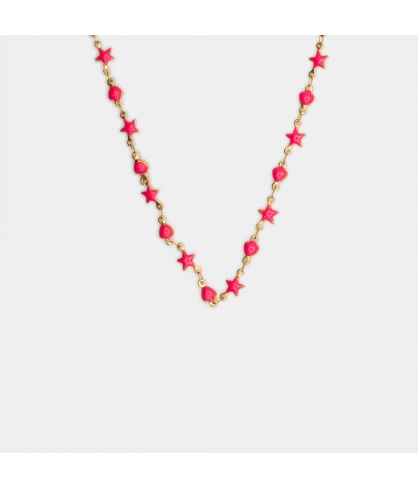 Collar estrella multicolor