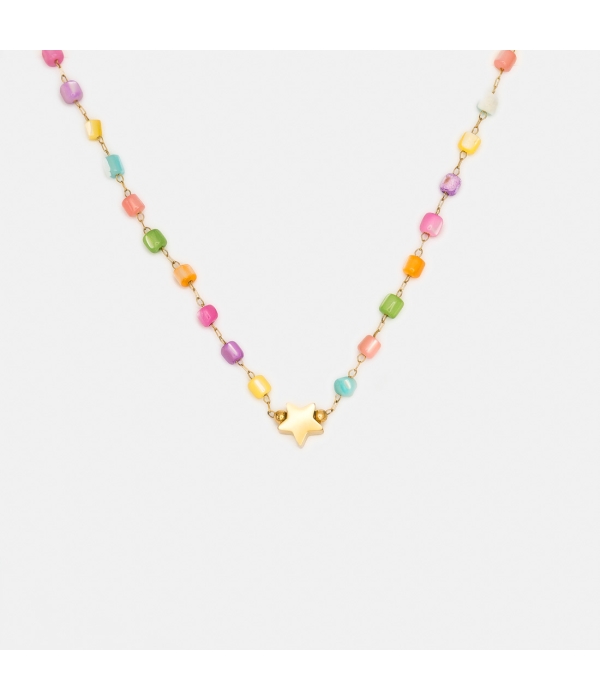 Collar Dots Colores Enamel