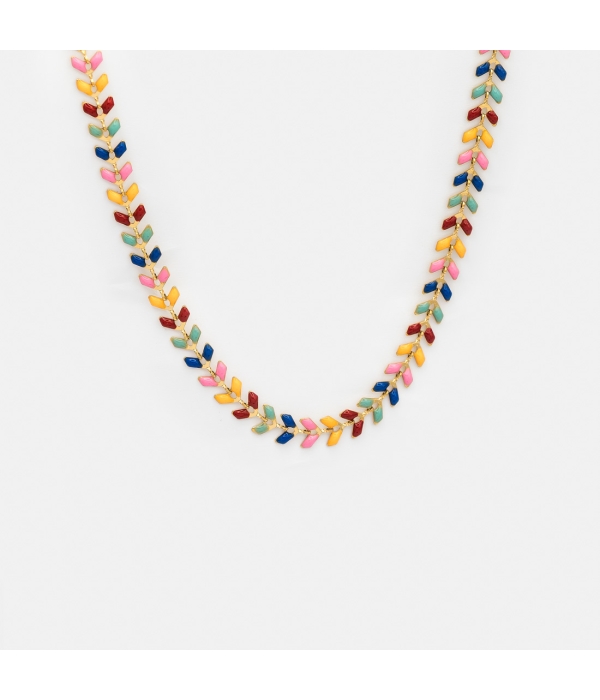 Collar Multicolor Hoja