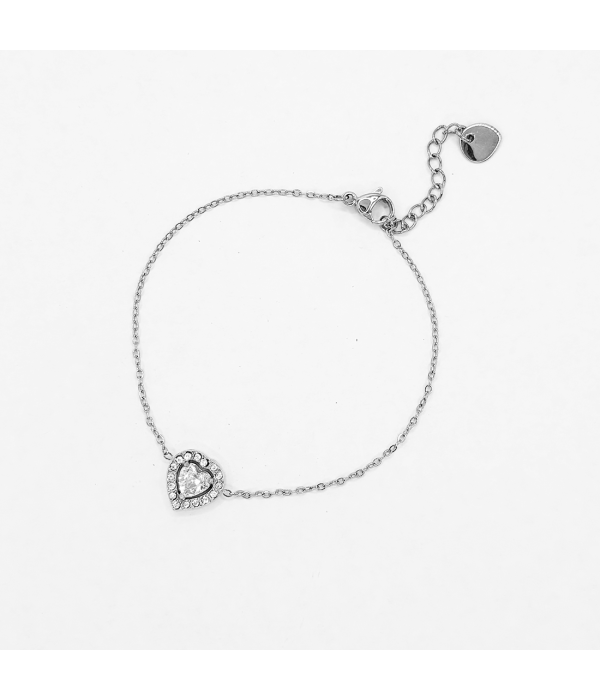 Pulsera Corazón Brillo 2