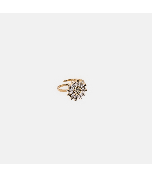 Anillo Flor Brillo
