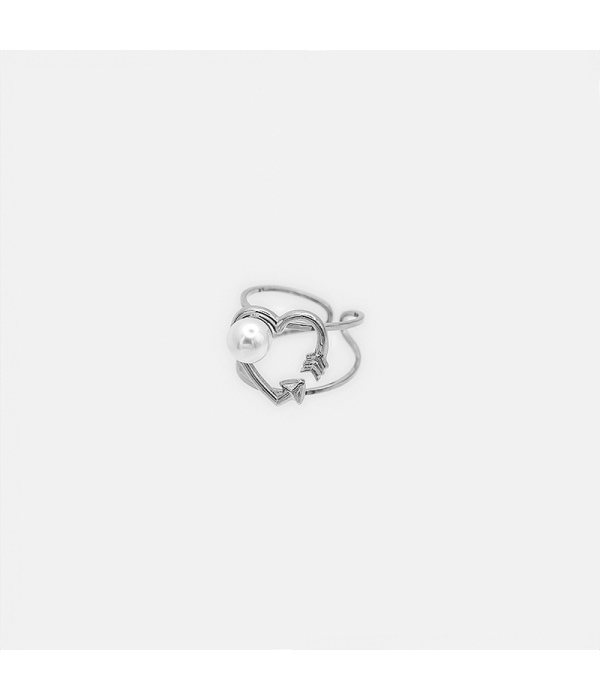 Anillo Corazón Perla 2