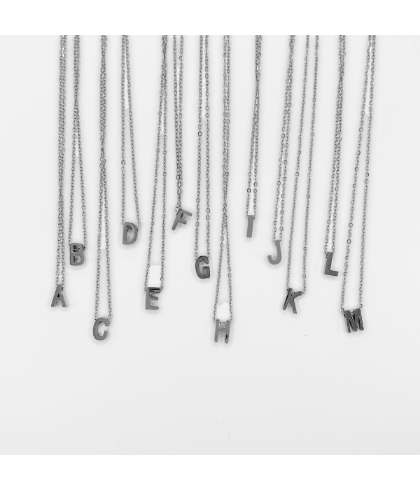 Collar Inicial Dorado y Plateado