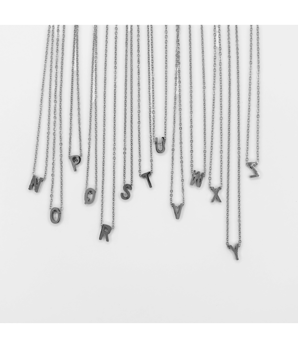 Collar Inicial Dorado y Plateado