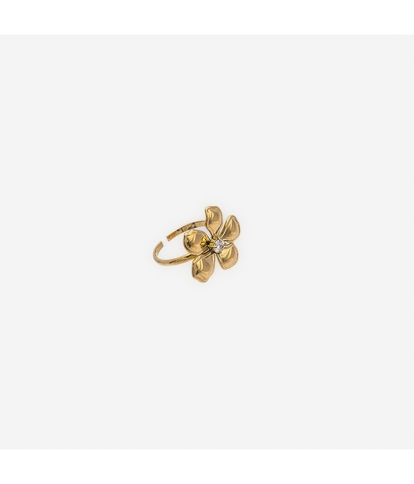 Anillo Flor Brillo