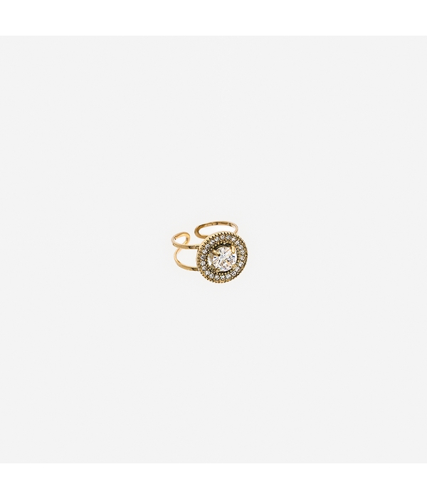 Anillo Oval Brillo