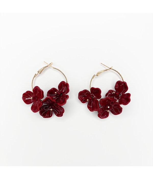 Pendiente Flores Acrílicos