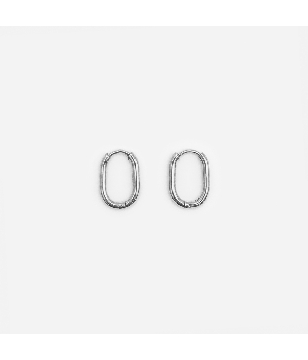 Pendiente Aro Ovalado