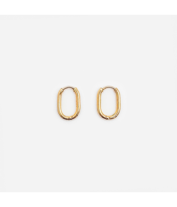 Pendiente Aro Ovalado