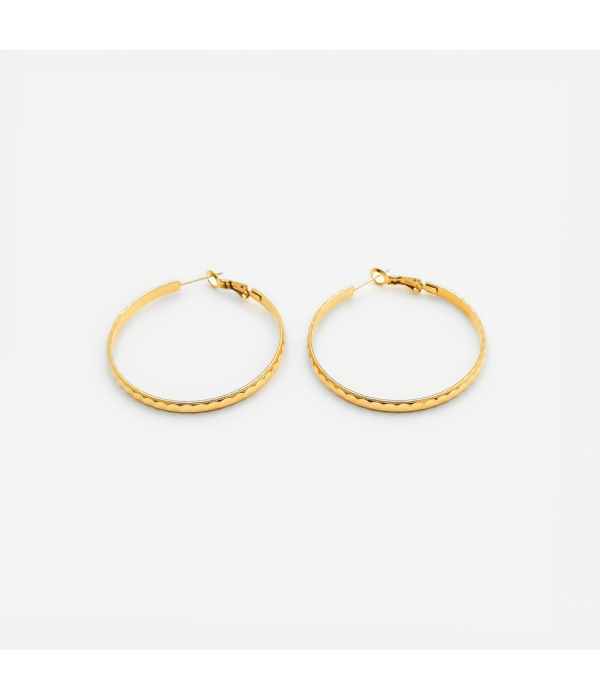 Pendiente Aro con Textura