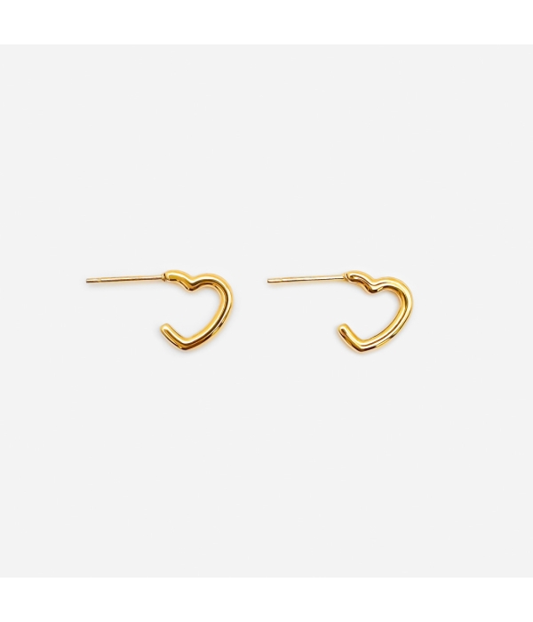 Pendiente Aro Corazón