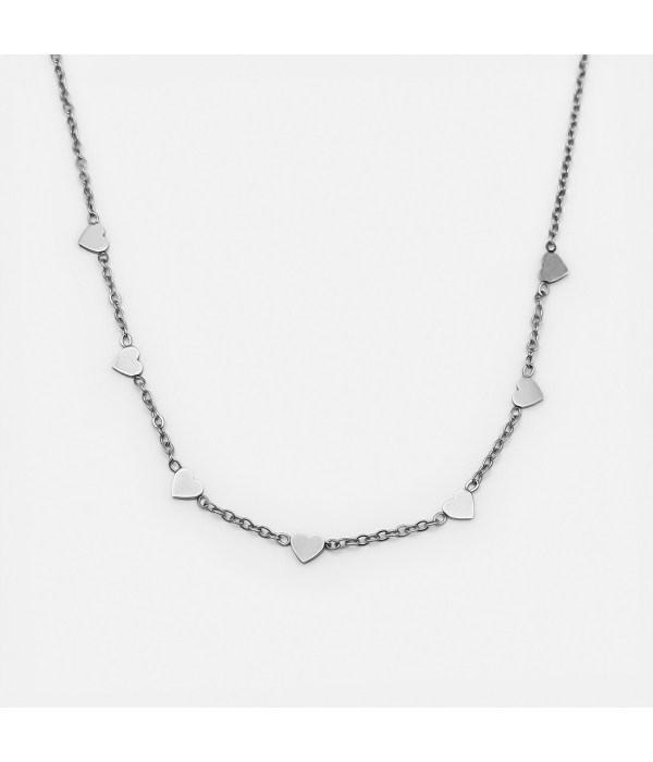Collar Multidijes Corazon Plana