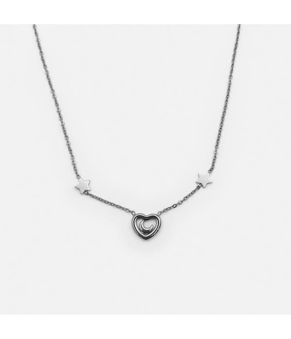 Collar Multidijes Corazon Estrella 2
