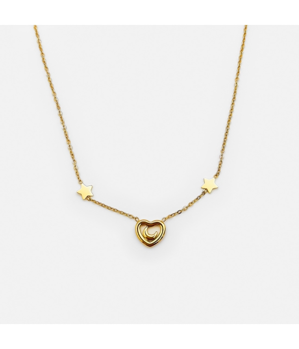 Collar Multidijes Corazon Estrella