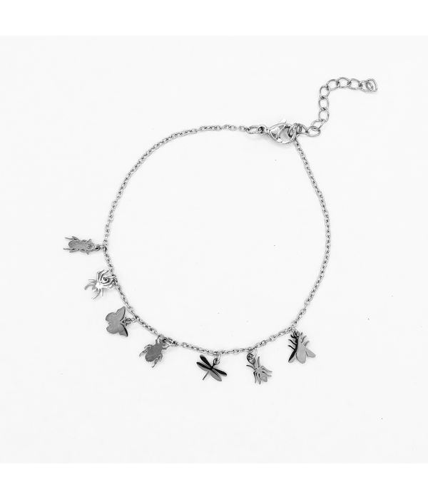 Pulsera Varios Dijes Insectos 2