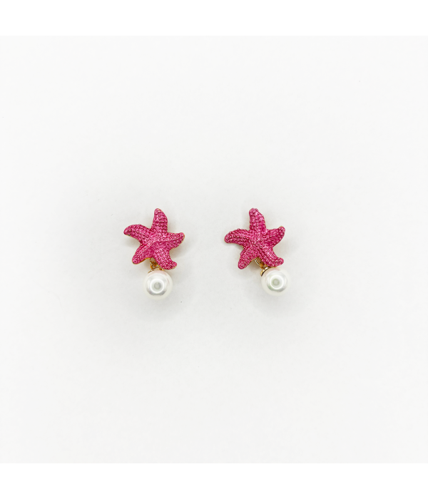 Pendientes Estrella Mar y Perla