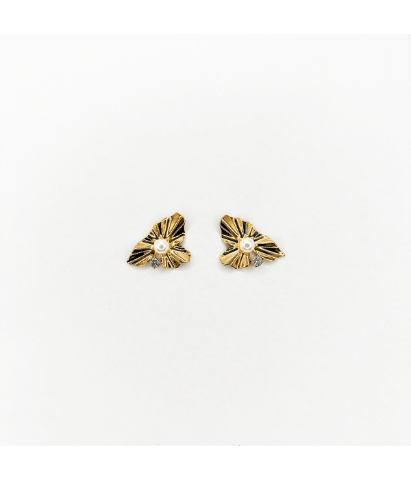 Pendientes Perla Corazon