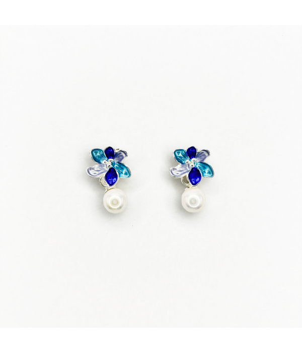 Pendientes Flor Perla 2
