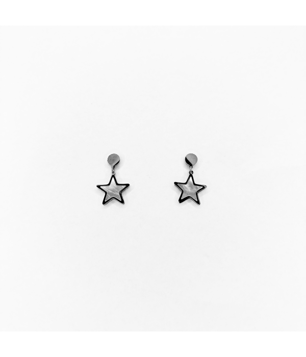Pendientes Nacar Estrella 2