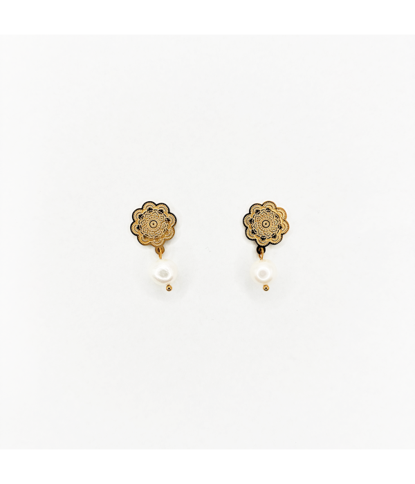 Pendientes Perla Estampación