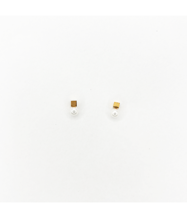 Pendientes Perla Mini Cube