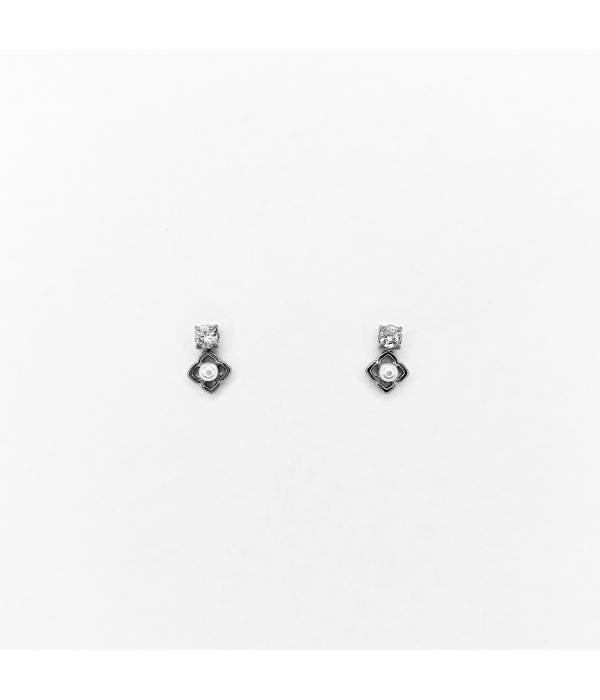 Pendientes Perla Brillo 2