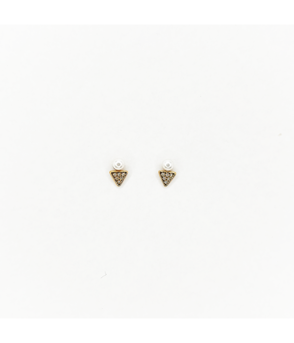 Pendientes Perla Brillo