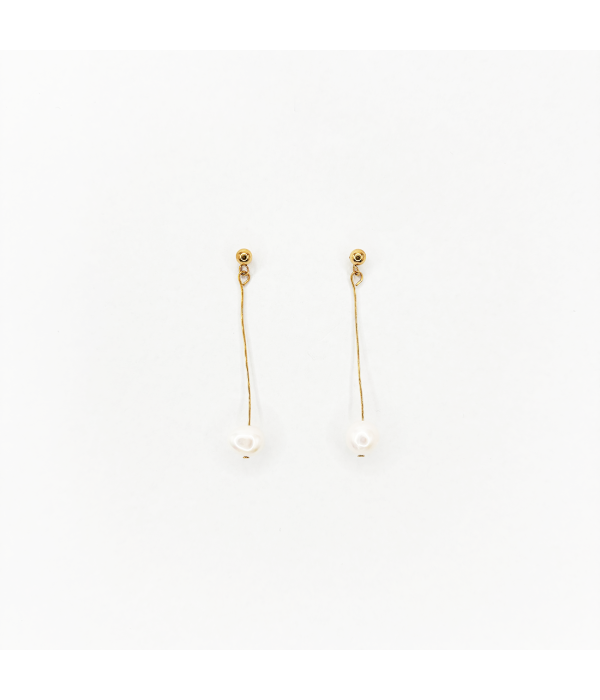 Pendientes Largo Perla