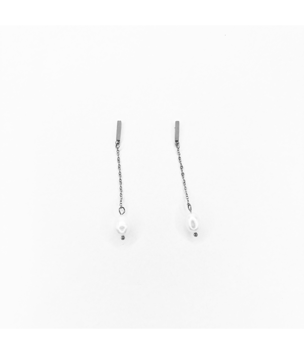 Pendientes Largo Perla 2