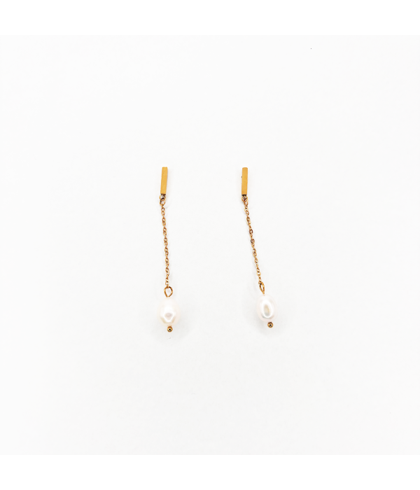 Pendientes Largo Perla