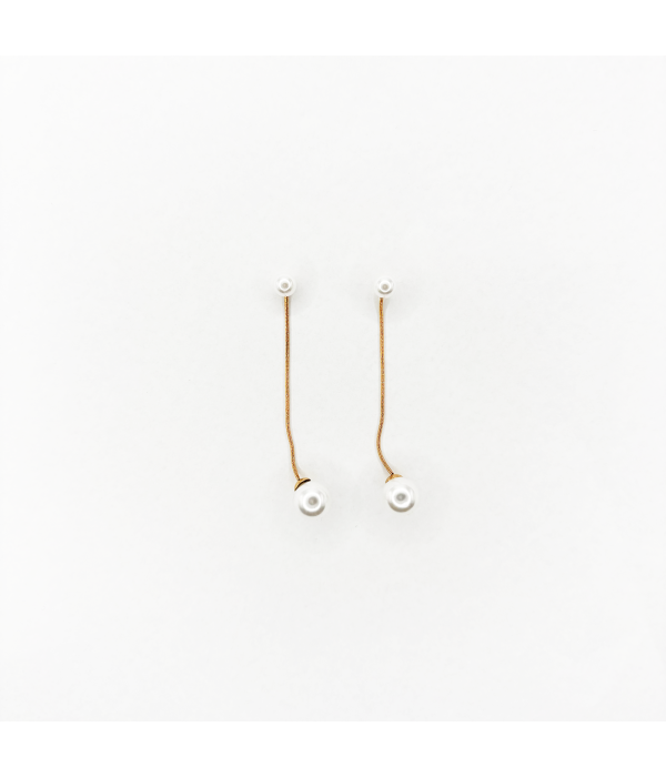 Pendientes Largo Perla