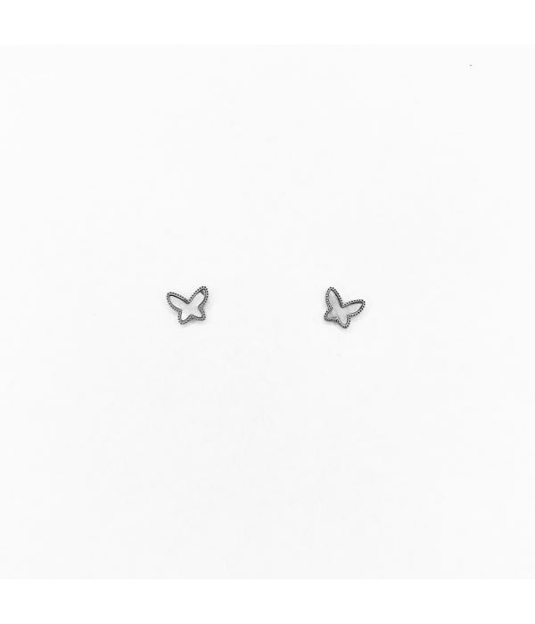 Pendientes Nacar Mariposa 2