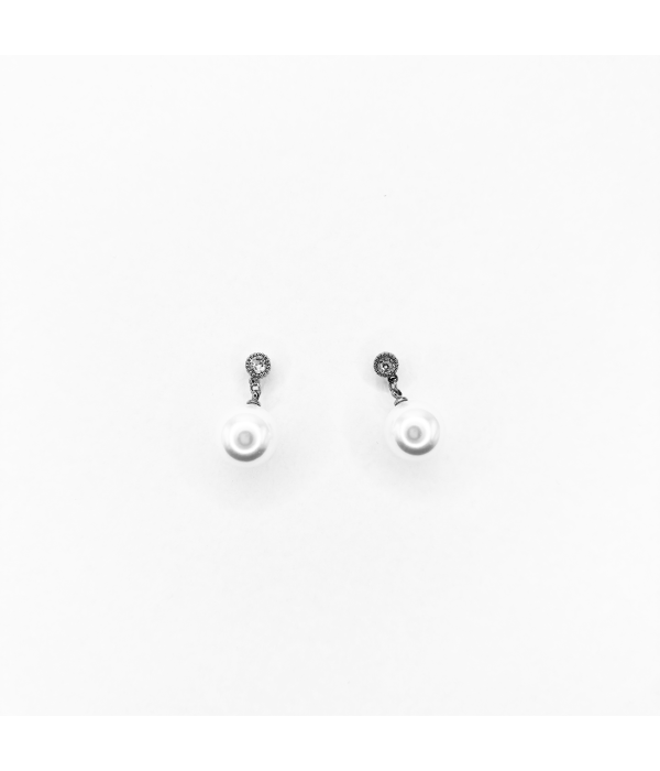 Pendientes Perla Brillo 2