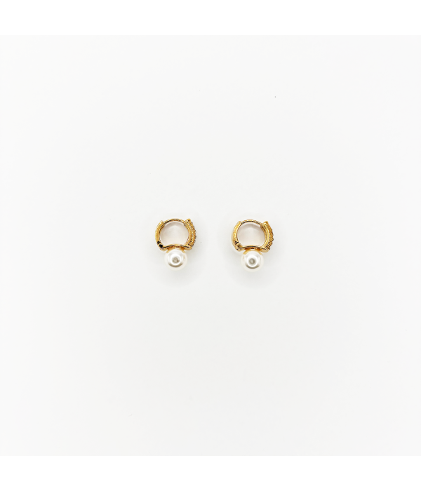 Pendientes Perla Brillo