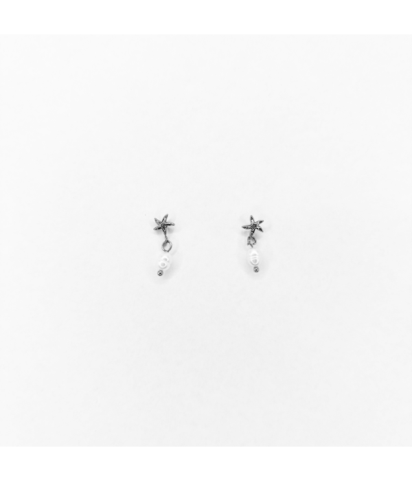 Pendientes Perla Estrella