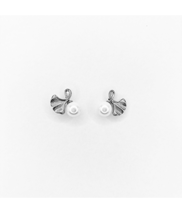 Pendientes Perla Ginkgo
