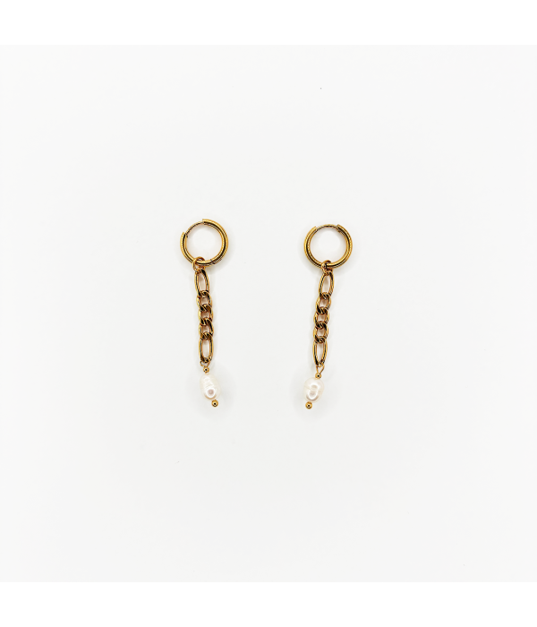 Pendientes Perla Cadena