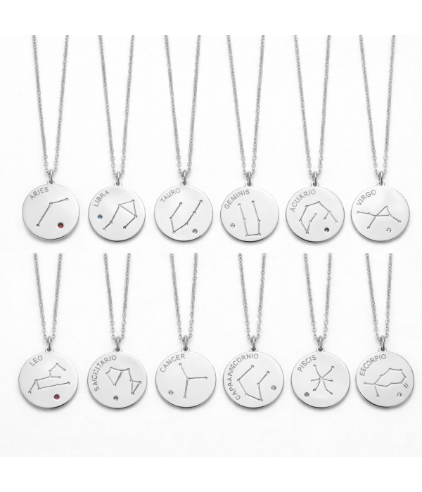 Collar Zodiaco Medalla