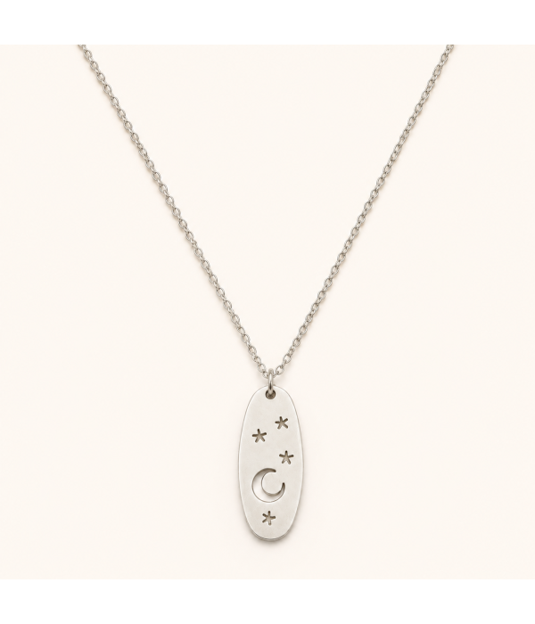 Collar Luna y Estrellas