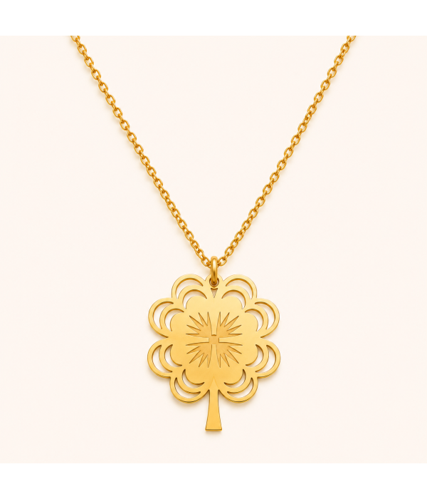 Collar Trebol 4 Hojas