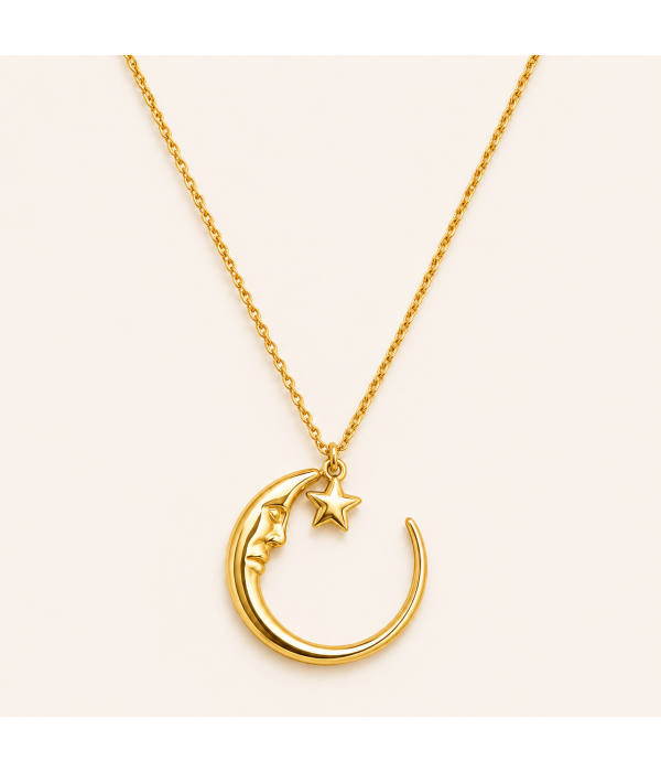 Collar Luna y Estrella