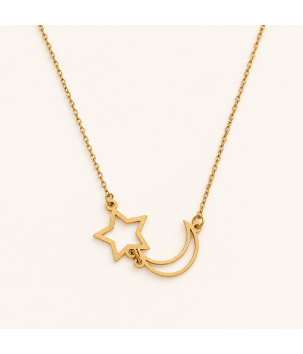 Collar Luna y Estrella