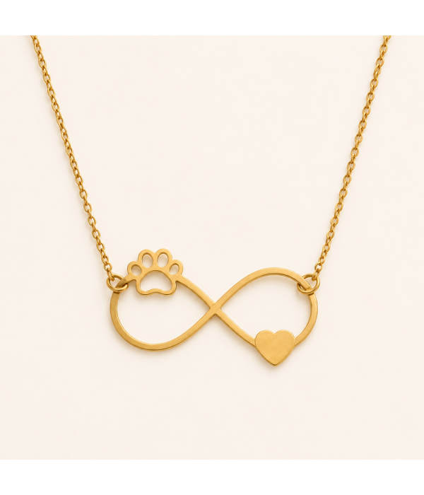 Collar Amor Mascota Infinito