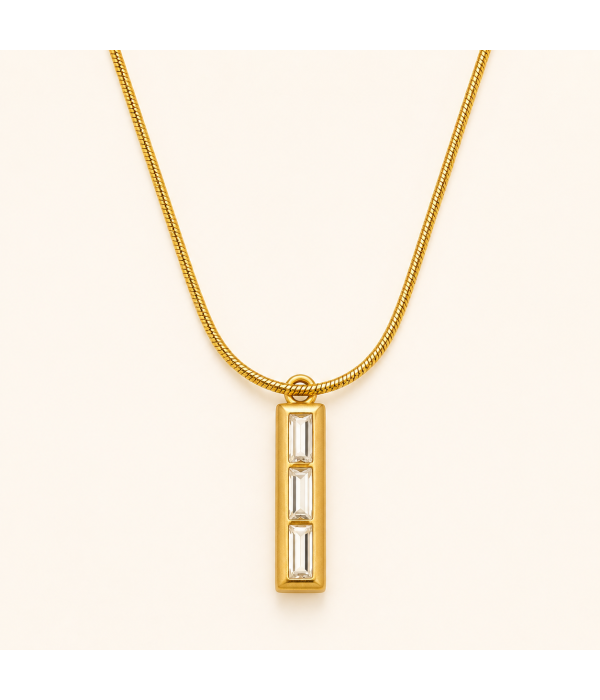 Collar Barra Cristales