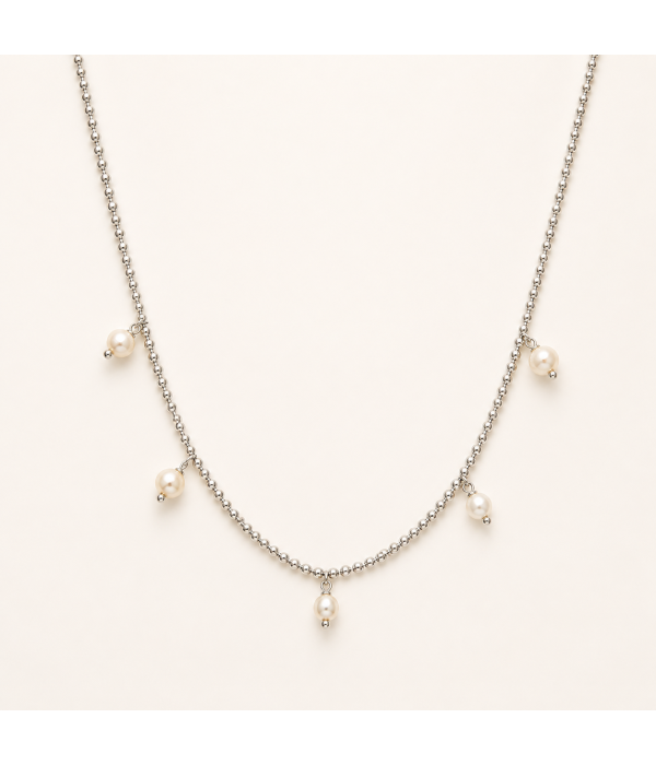 Collar Perlas Colgantes