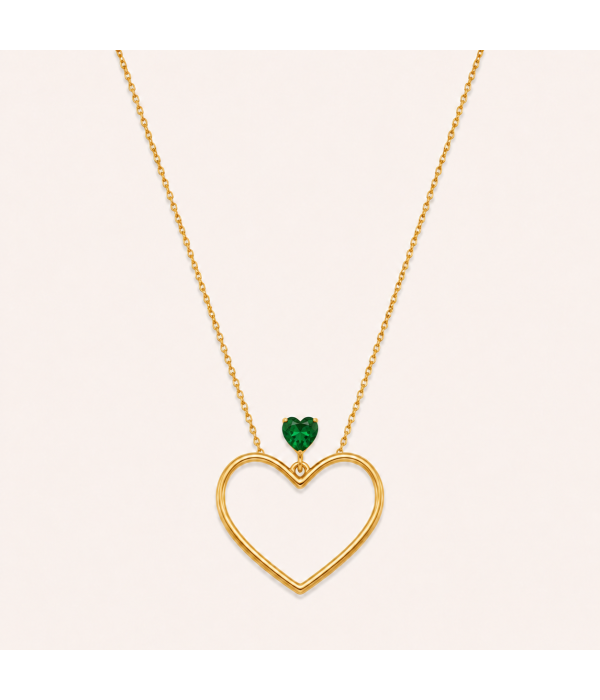 Collar Doble Corazon