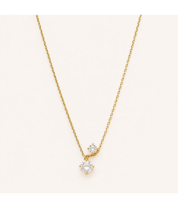 Collar Doble Cristal