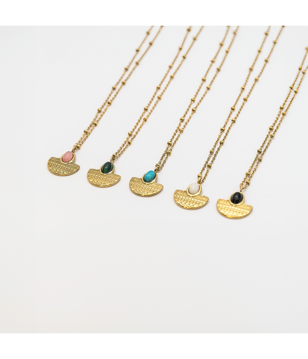 Collar Piedra Color 2